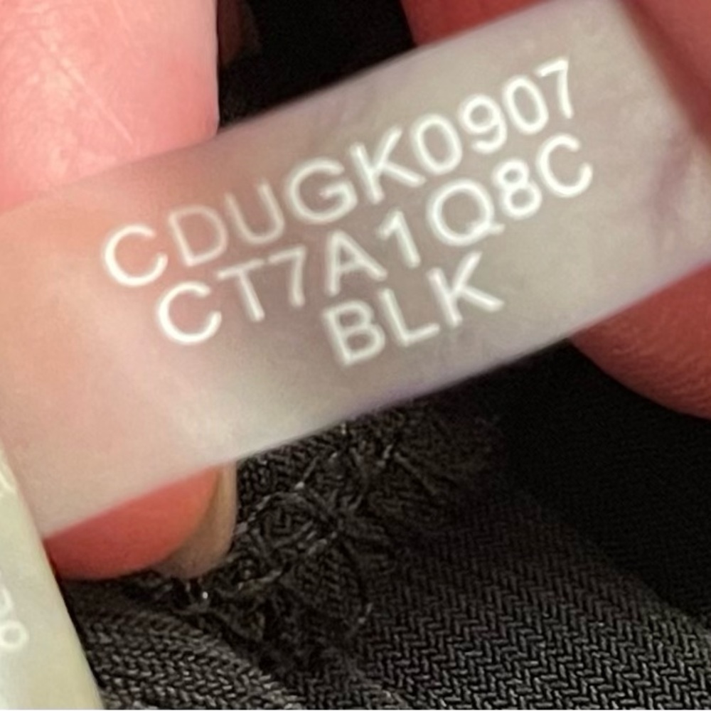 Calvin Klein black rippled fabric dress